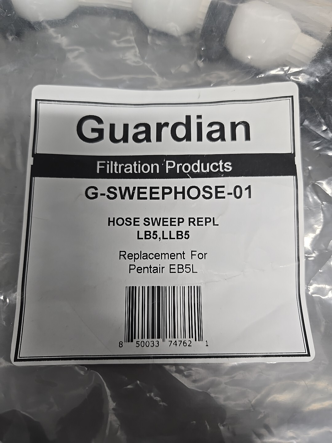 Guardian Pool Sweep Hose G-SWEEPHOSE-01 Replacement for Pentair EB5L **NEW**