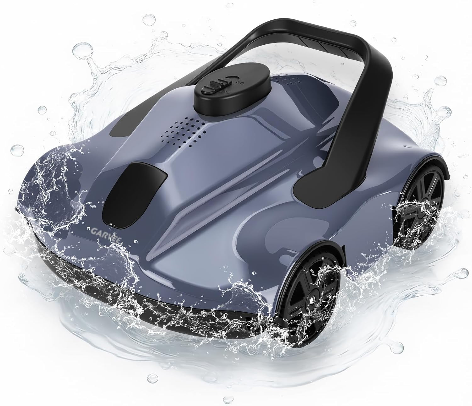 Cordless Robotic Pool Vacuum – 130 Min Runtime, Self-Parking, Portable Design