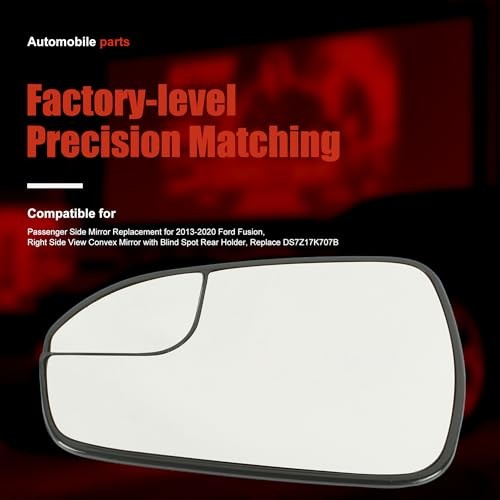Passenger Side Right Mirror Glass Replacement for 2013-2020 Fusion – Direct