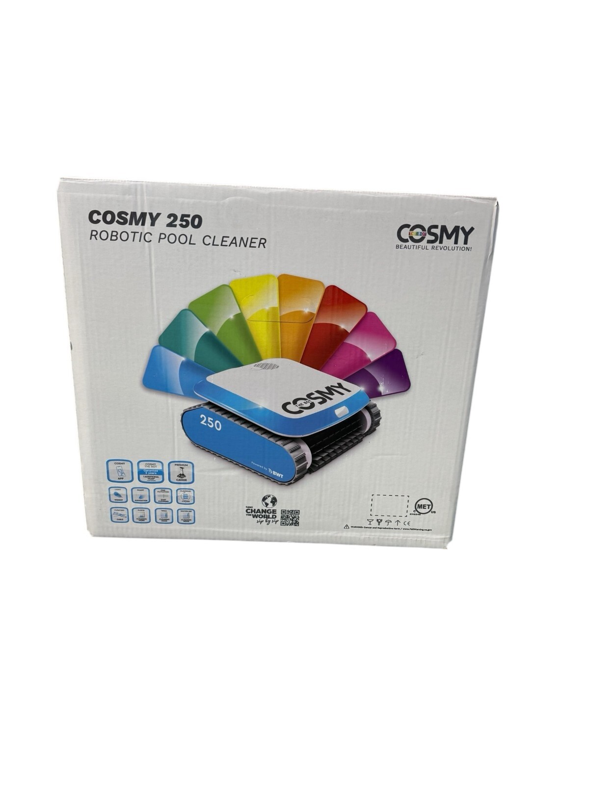 COSMY THE BOT 250 BY BWT P/N: RURN-NOYO-S2M70 ROBOTIC POOL CLEANER