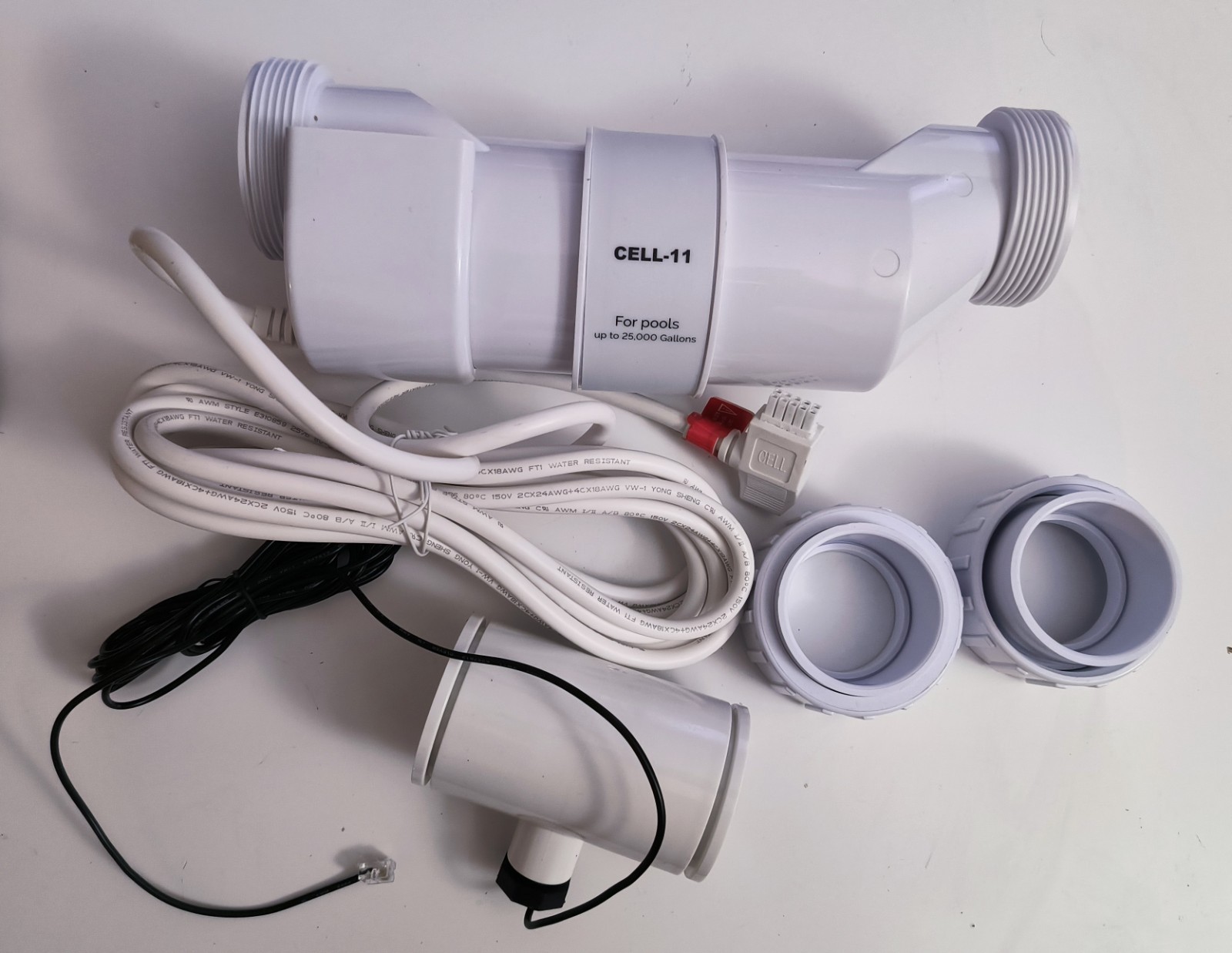 Swimline 87625 Salt Water Chlorine Generator System, 25K Gallon Swimming Pools