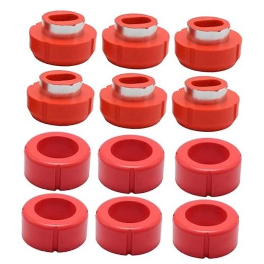 12 Pcs 7-108 Body Mount Bushing Kit, Replacement for Chevy C10 C20,