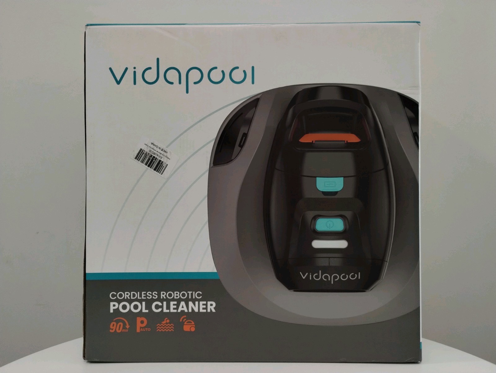 Vidapool Cordless Robotic Pool Vacuum Cleaner Portable Fast Charge Self-Parking