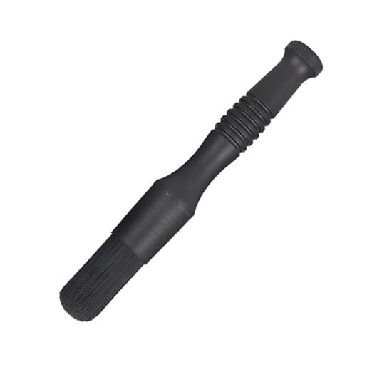 Car Parts Washer Brush, Bullet Head Parts Cleaning Brush for Cleaning Car Black