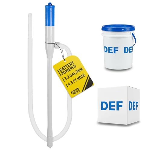 DEF Narrow Outlet Dedicated Battery-Powered Pump (3.2 GPM), Narrow Outlet for