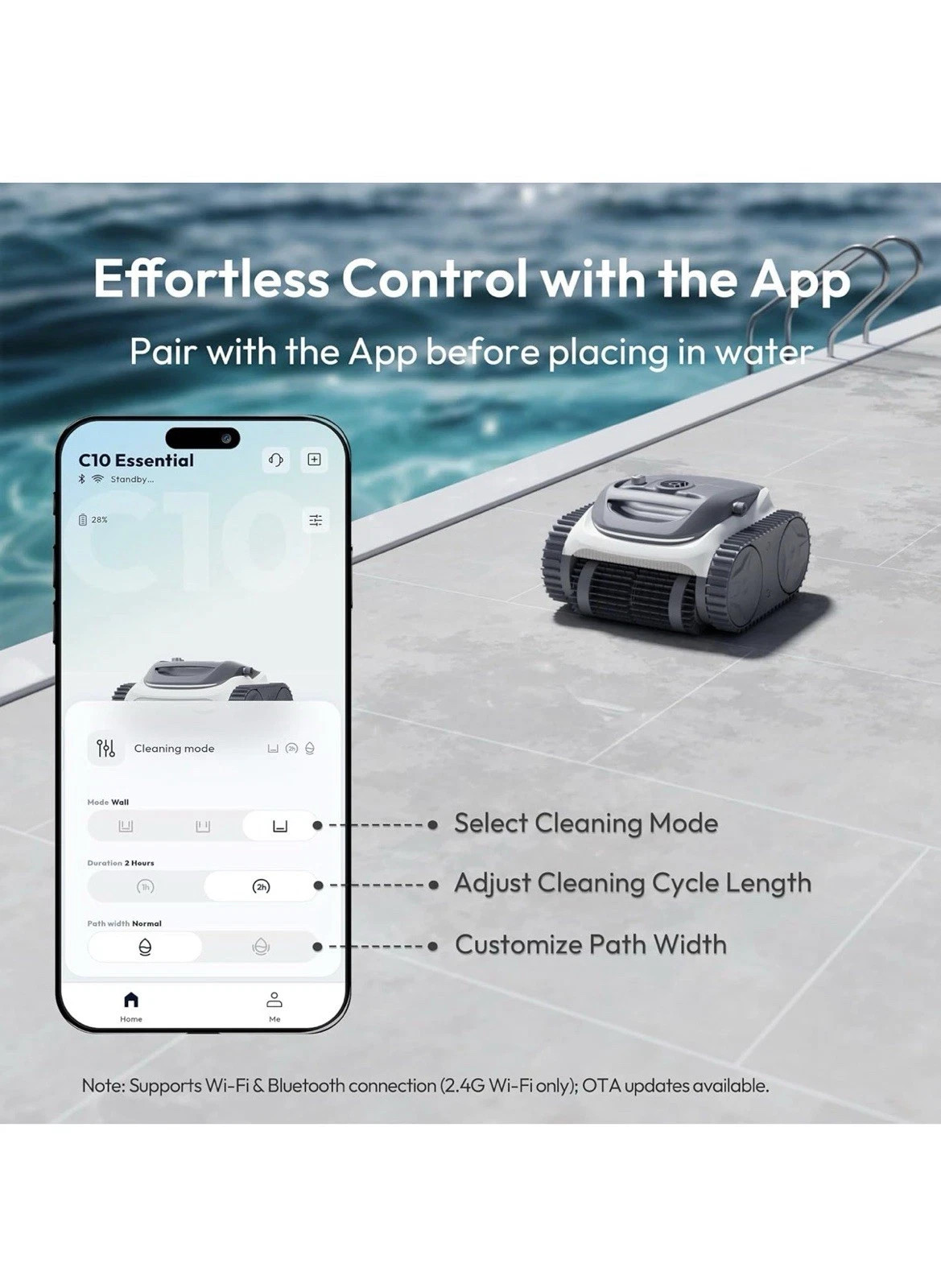 (2026 Upgraded) Bubot 700 C10P Cordless Robotic Pool Vacuum