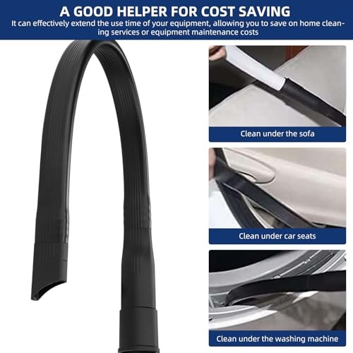 25&Prime; Flexible Vacuum Crevice Attachment Tool for Vacuum Hoses All 1-1/4&Prime; or 1