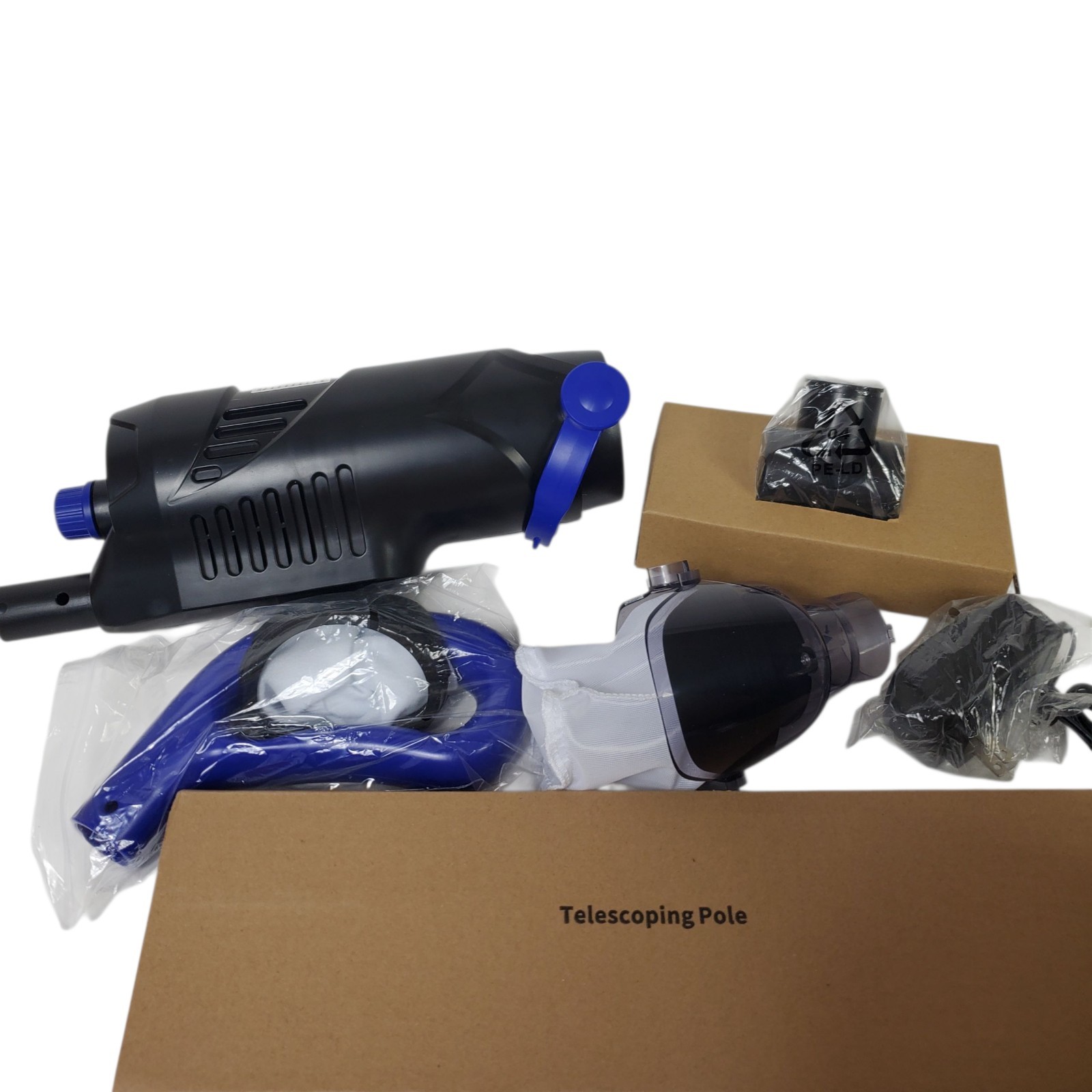 Nichro Cordless Above Ground Pool Vacuum 60W Rechargeable Handheld – Damaged