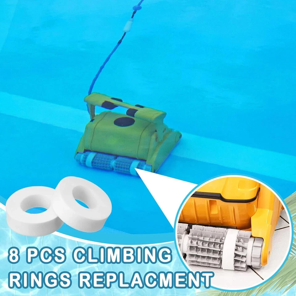8 Climbing Rings for Maytronics Dolphin Robotic Pool Cleaners – 6101611-R4
