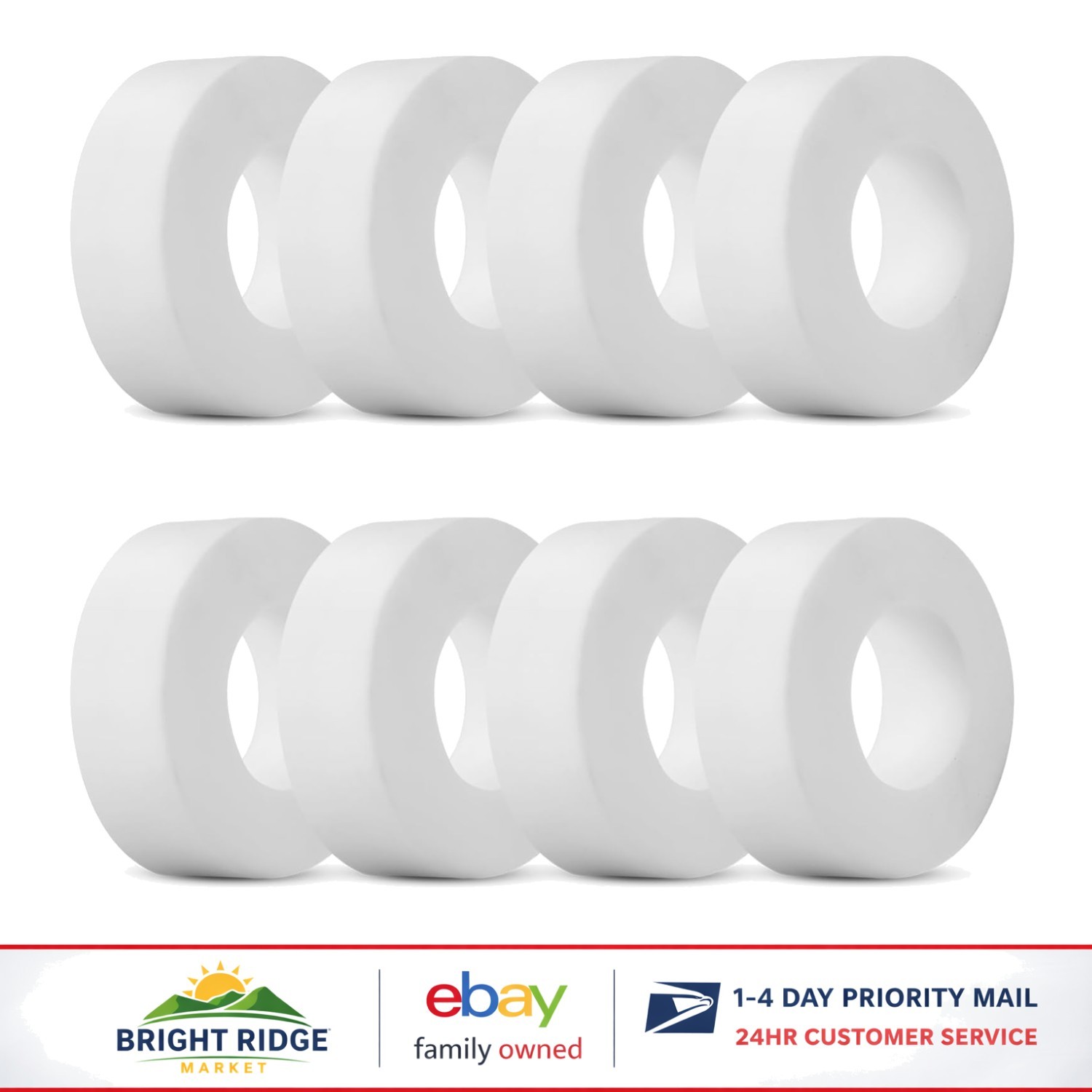 8-Pack Replacement Rings for Dolphin Robotic Pool Cleaners, Hassle-Free Return