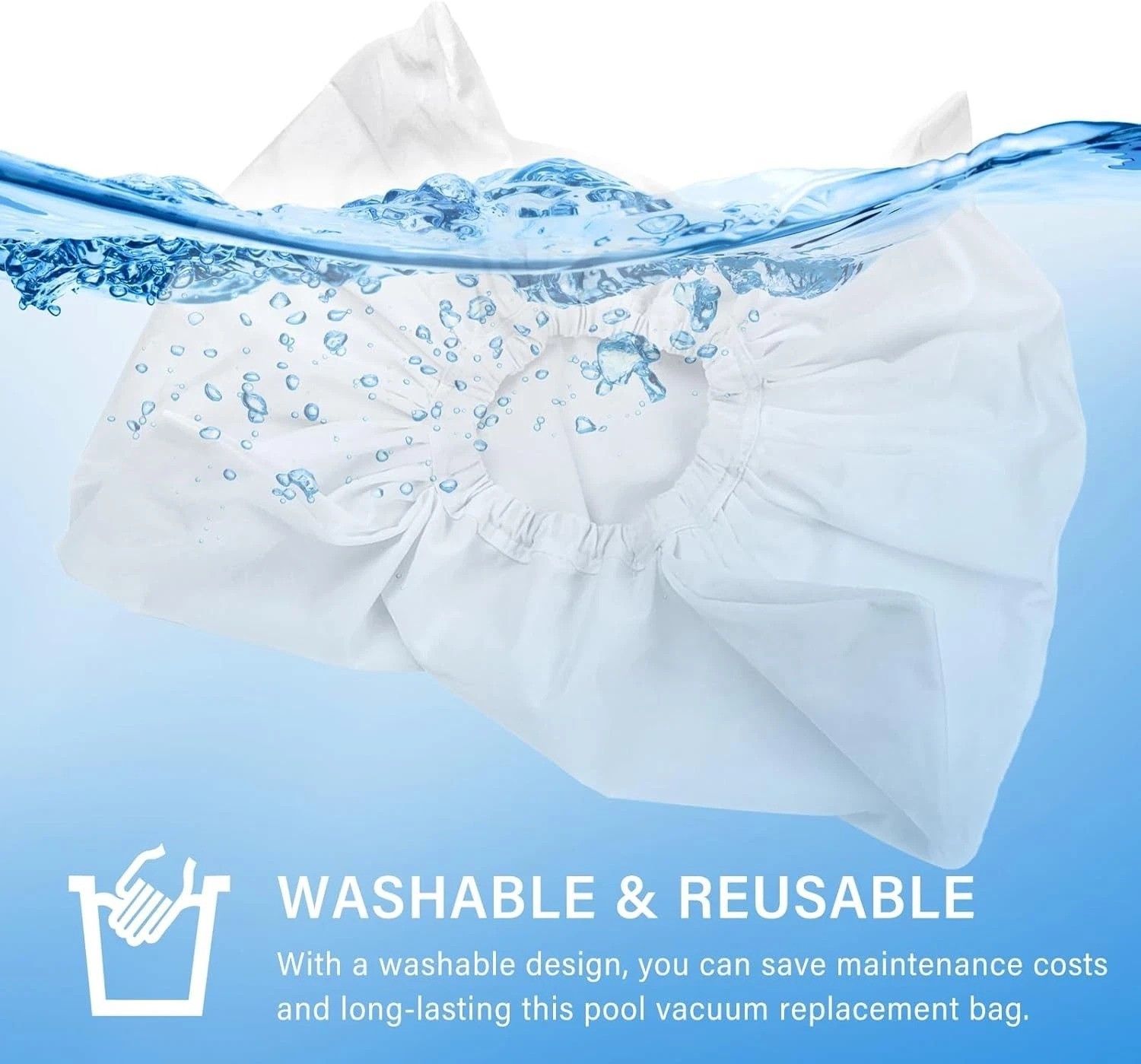 Fine Mesh Pool Cleaner Filter Bag for Aquafirst & Aquabot 8111 A8111PK