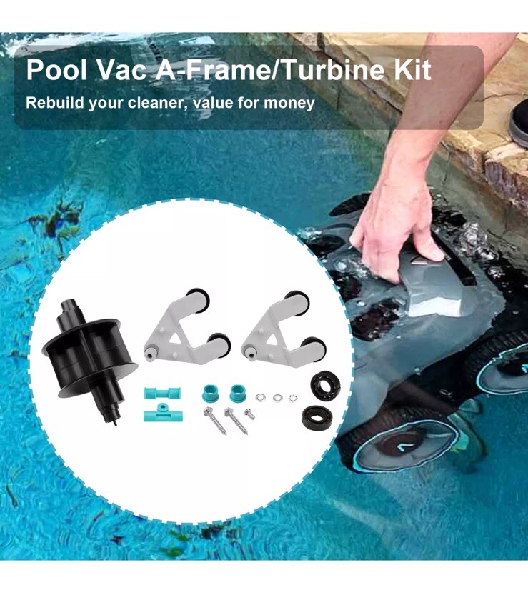 AXV621DAT Pool Vac A-Frame Turbine Kit for Hayward Aquabug Navigator Pro, Ultra