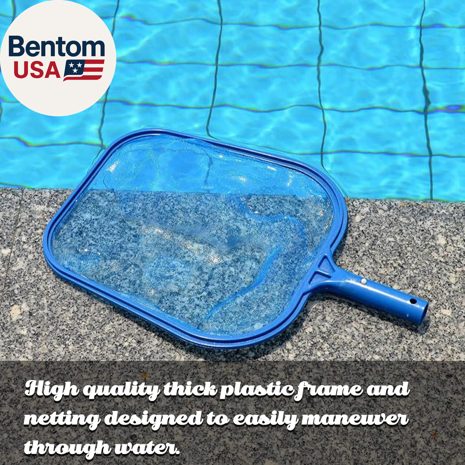 Swimming Pool Cleaner Supplies/Professional Heavy Duty Pool Leaf Rake Fine Mesh