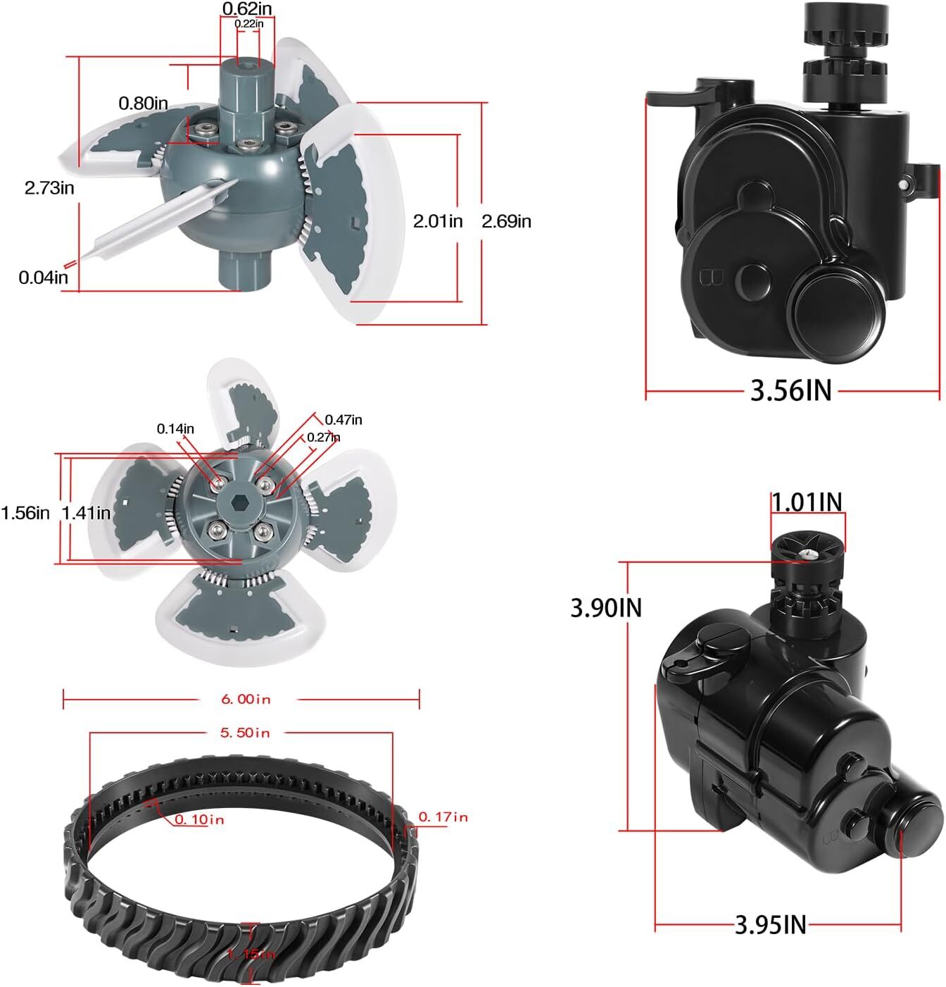 for Zodiac Baracuda MX8/MX8 Elite Pool Cleaners Tune Up Rebuild Kit R0796200