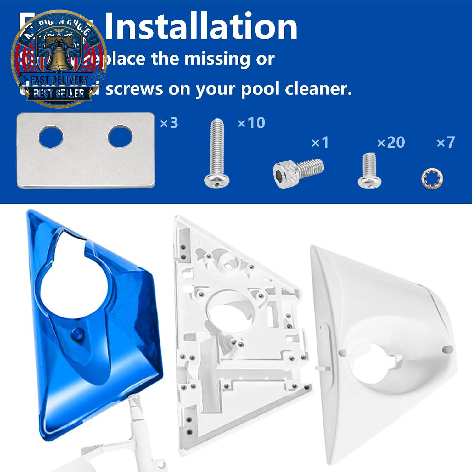 280 Pool Cleaner Hardware Screw Rebuild Kit for Polaris,1 Sweep Hose Adjust Scre