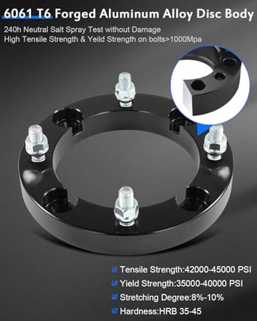 4×156 to 4×156 Wheel Spacers 1 inch 4 lug Fit for Polaris RZR S 1000 2015