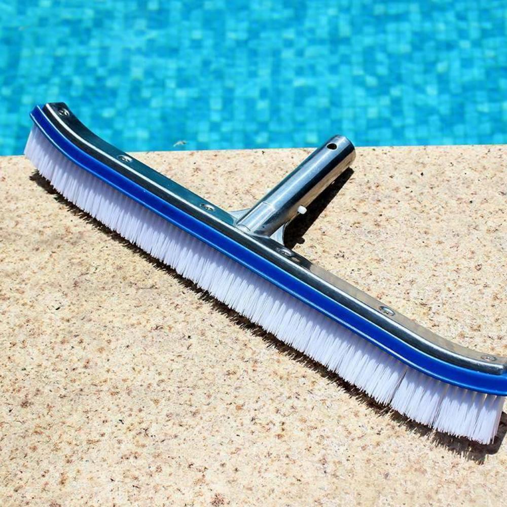 Heavy Duty Curved Pool Brush Reinforced Cleaning Brush Head for Pool Spa US SELL