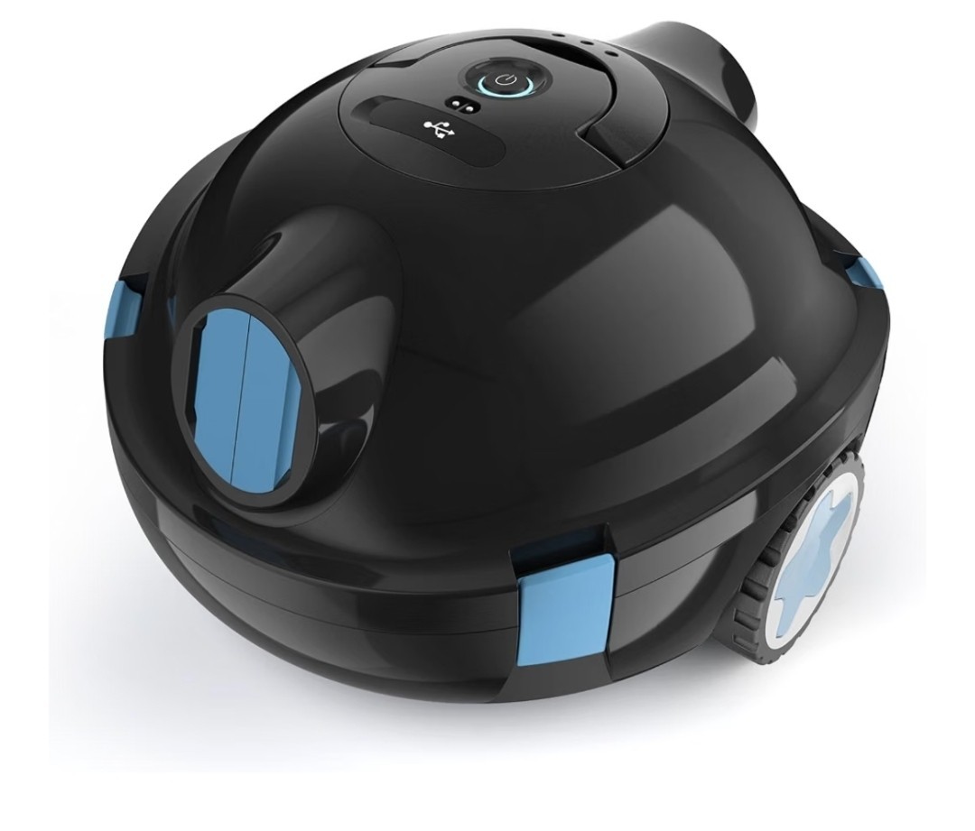 Y10 Robotic Pool Cleaner,Cordless Pool Vacuum with 150 Mins Runtime,High Efficie