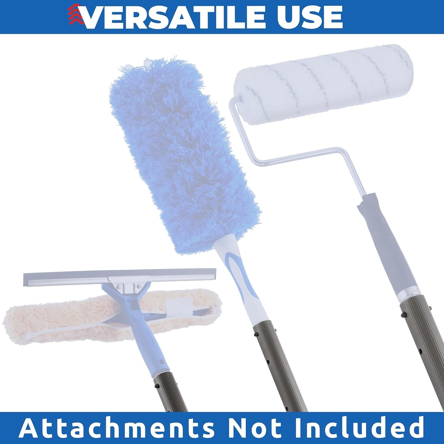 ProTuff 16ft Heavy Duty Telescopic Pool Pole Unconditional Lifetime Replacement