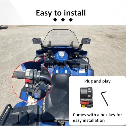Left Handlebar Switch Assembly Replacement for Polaris Magnum, Sportsman,