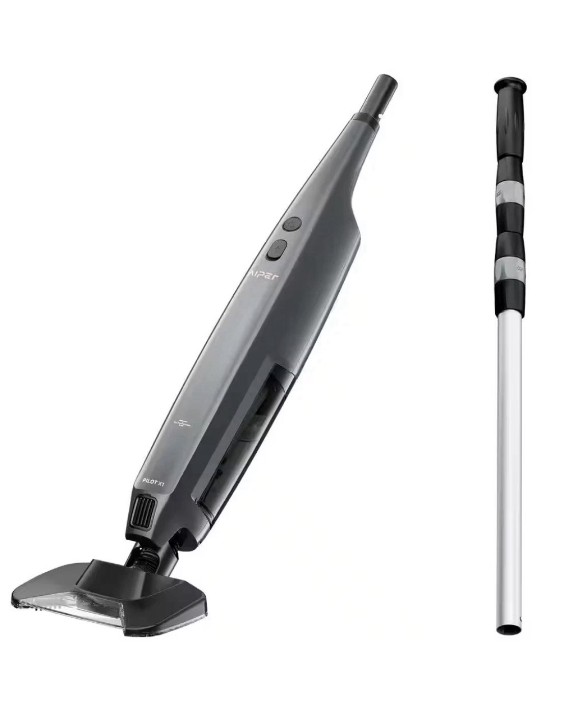 Pilot X1 Handheld Pool Vacuum for In/Above-Ground Pool Surface-Gray