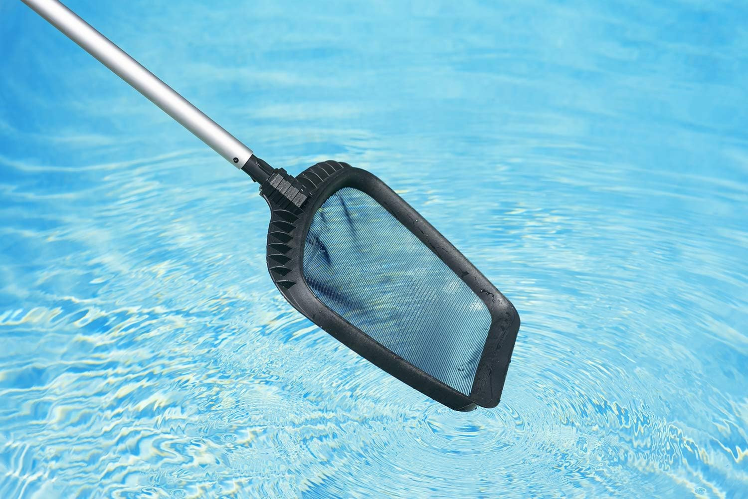 21160 Swimming Pool Molded Leaf Skimmer, Premier Collection,Neutral,Medium Black