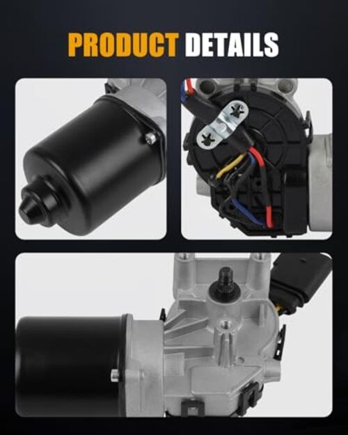 Front Windshield Wiper Motor 12V 4-Pin for 2002-2009 For Audi A4, 8E1955119