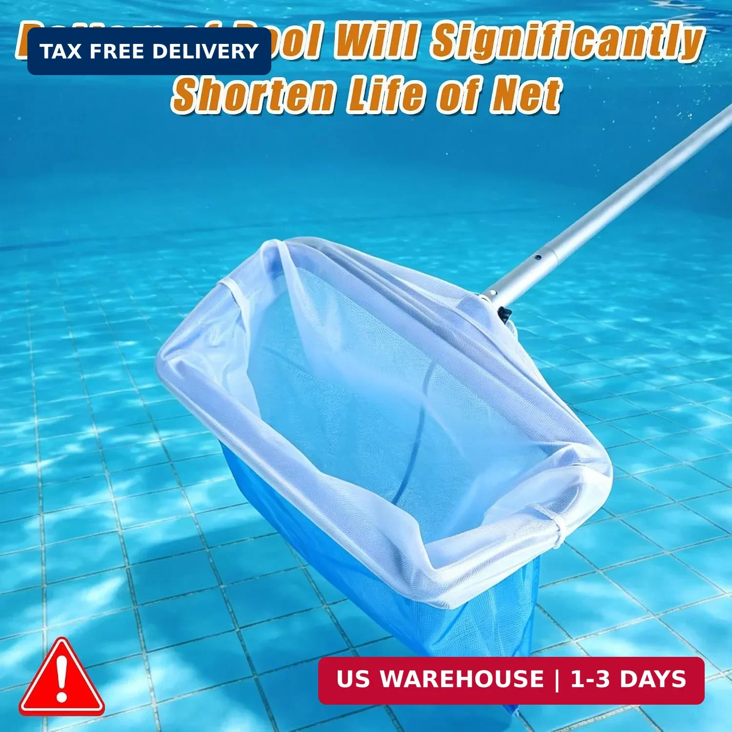 3 Pcs Ultra Fine Mesh Pool Skimmer Net Insert 26x22in Collect pool garbage | Cle