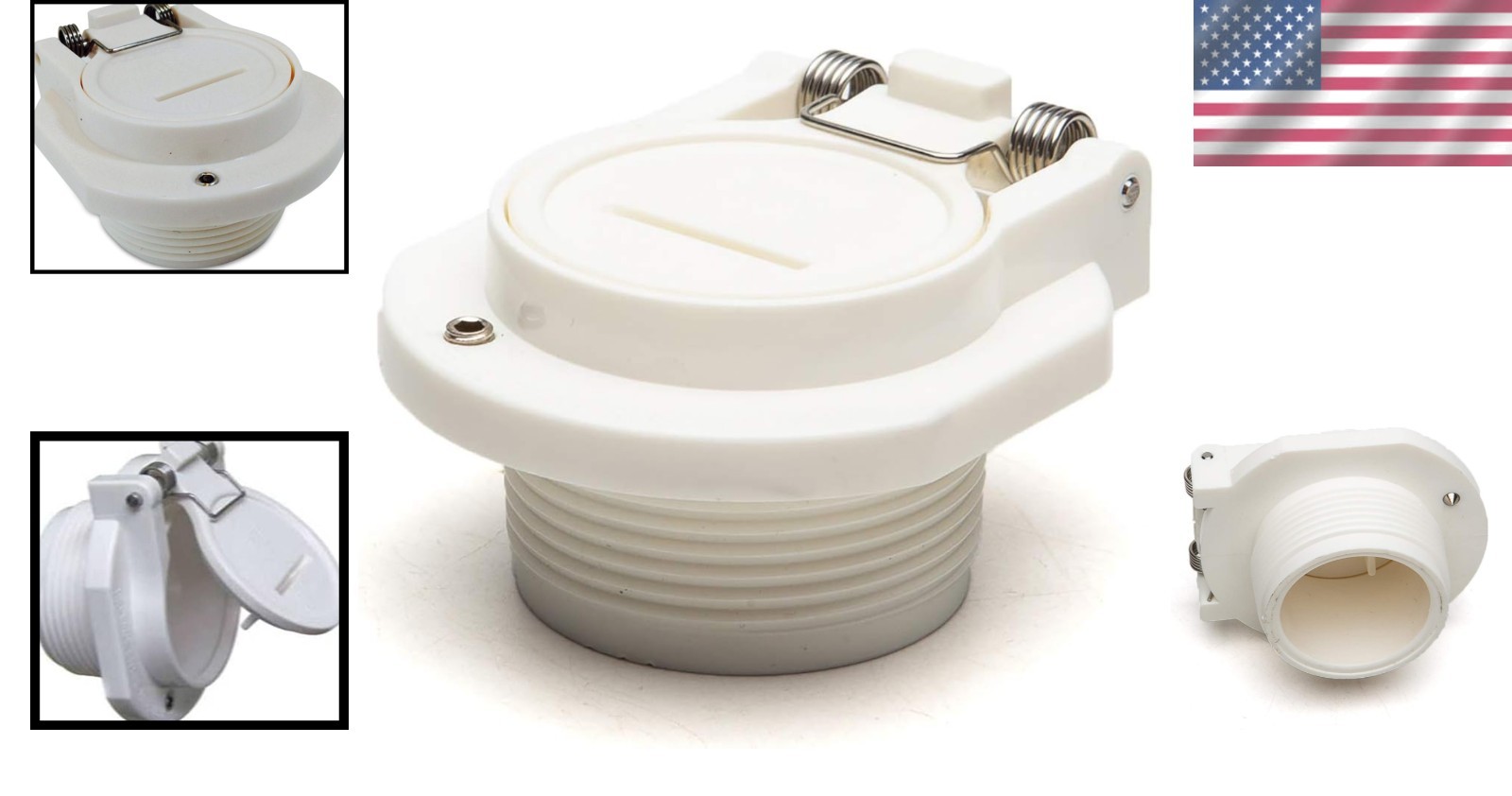 Pool Vacuum Lock Wall Fitting Replacement for Hayward Pentair Suction Pool Cl…