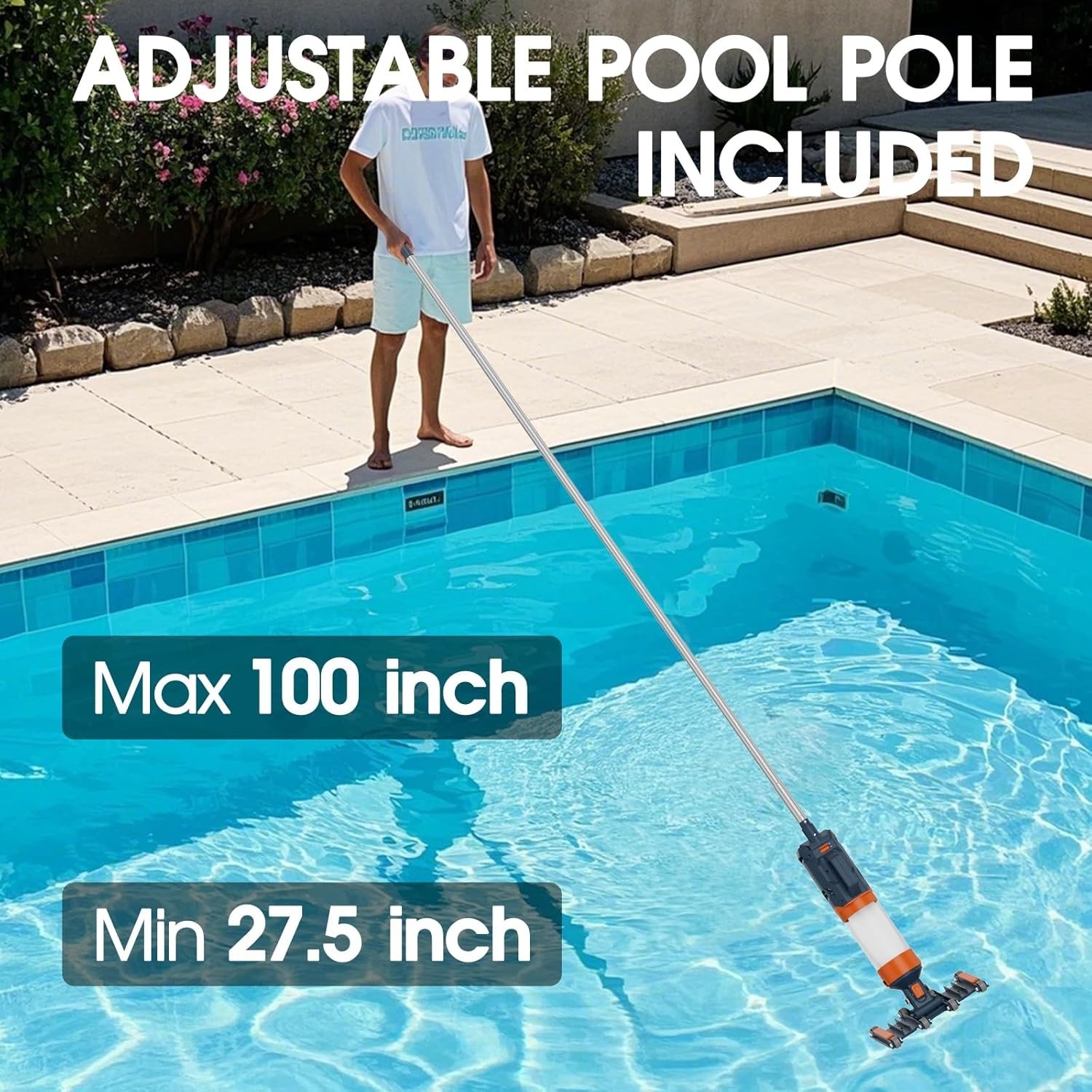 AQUAFYSH Handheld Pool Vacuum 14 » Wide Vacuum Head 070C 2026 MODEL