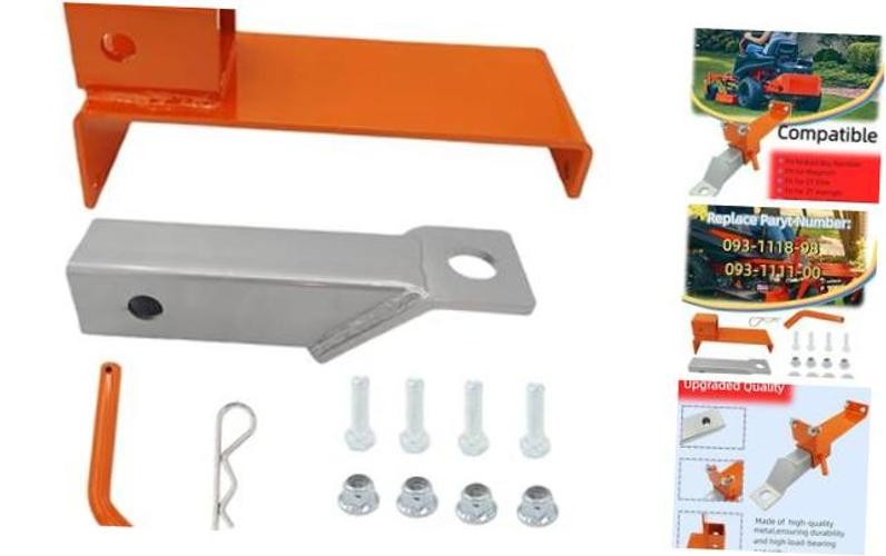 Heavy Duty 2&Prime; Hitch Kit for Bad Boy Mowers – Trailer Tow Hitch Receiver