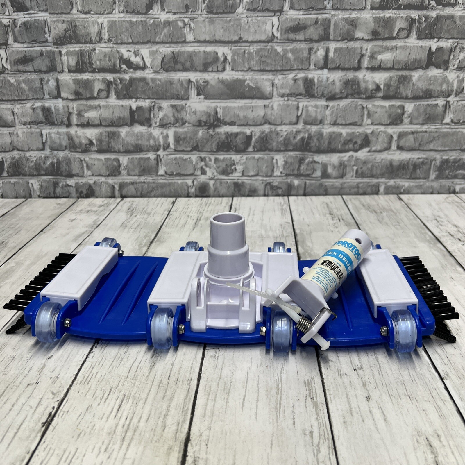 Swimline HydroTools 8165 Swimming Pool Flexible Weighted Vacuum Head w/ Brushes