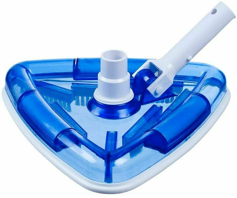Milliard Sea-Thru Triangle Weighted Pool And Spa Vacuum Head, 11&Prime; Wide Cleaning