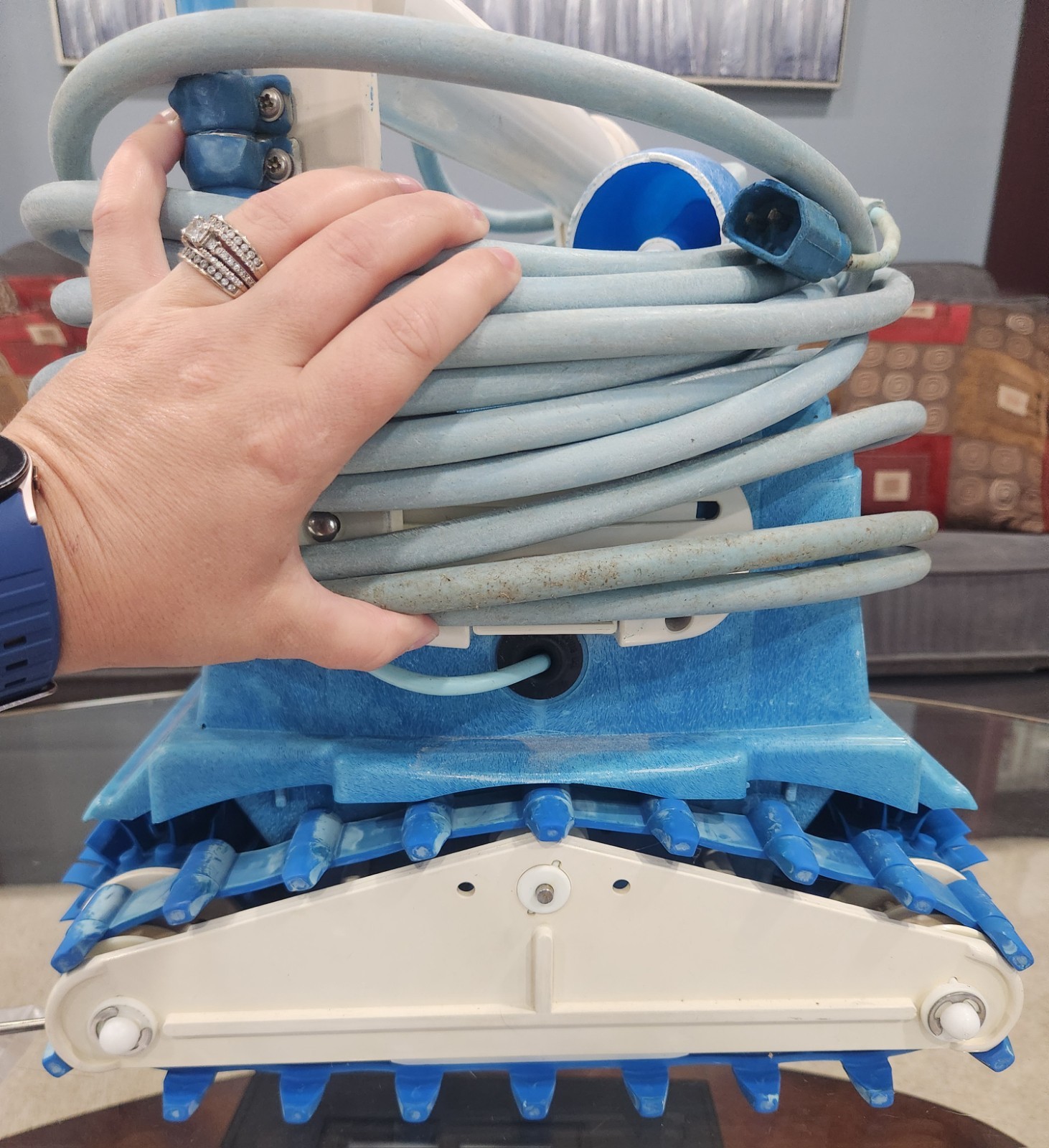 Aquabot Classic Turbo T w/ Extra Belts and 3 Filter Bags (For PARTS ONLY)