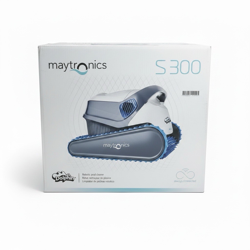 Brand New Maytronics Dolphin S300 Robotic Pool Cleaner w/ Caddy & Wi-Fi READ