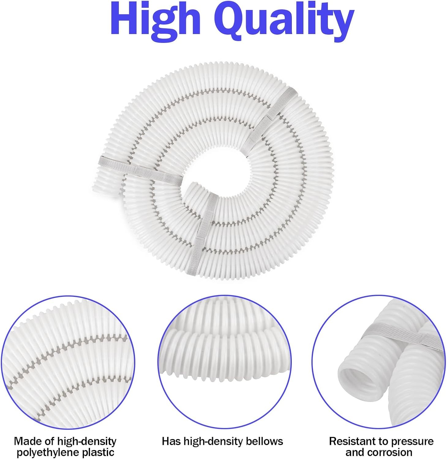 2xReplacement for Polaris 360 Pool Cleaner 6-Ft Cuff-less Feed Hose 9-100-3102