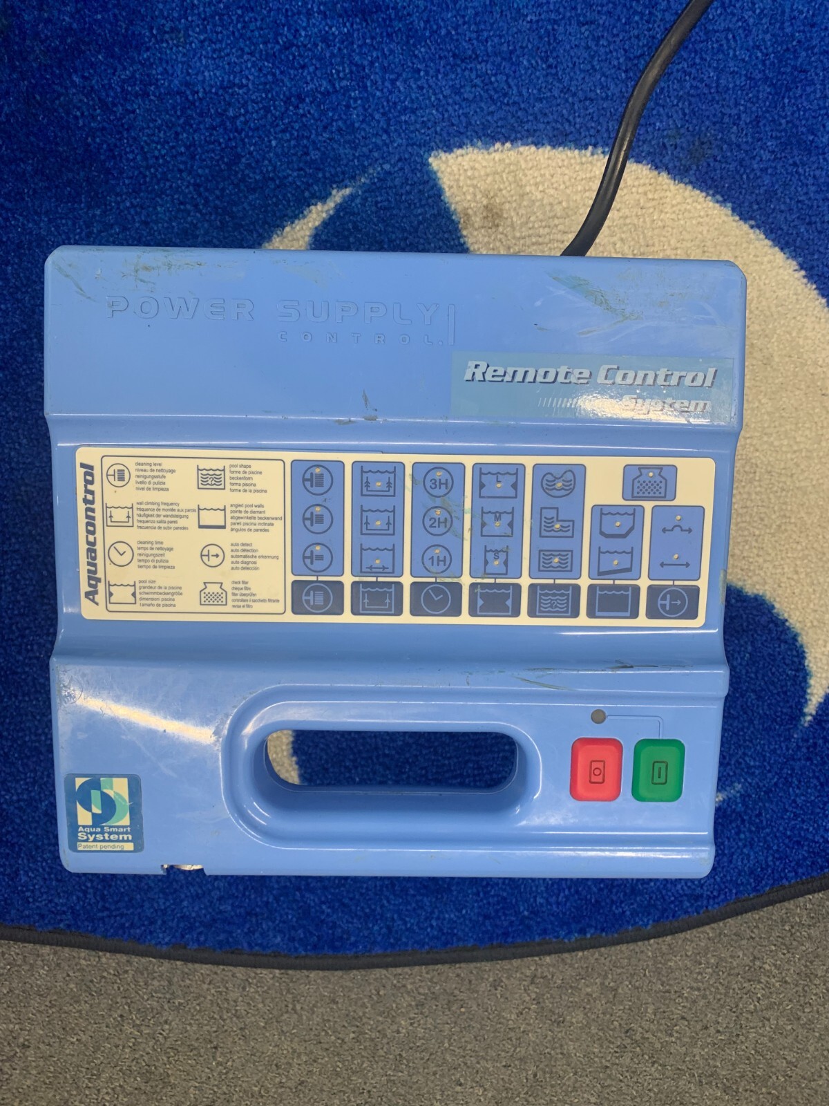 WATER TECH/BLUE DIAMOND/AQUATRON POWER SUPPLY P/N: AS07155,S/N 24162277 (USED)