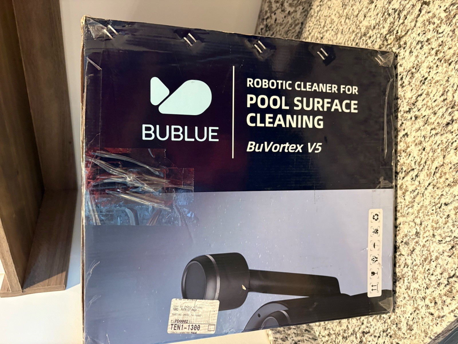 BUBLUE F10 BuVortex V5 Robotic Pool Surface Skimmer App Control 5L