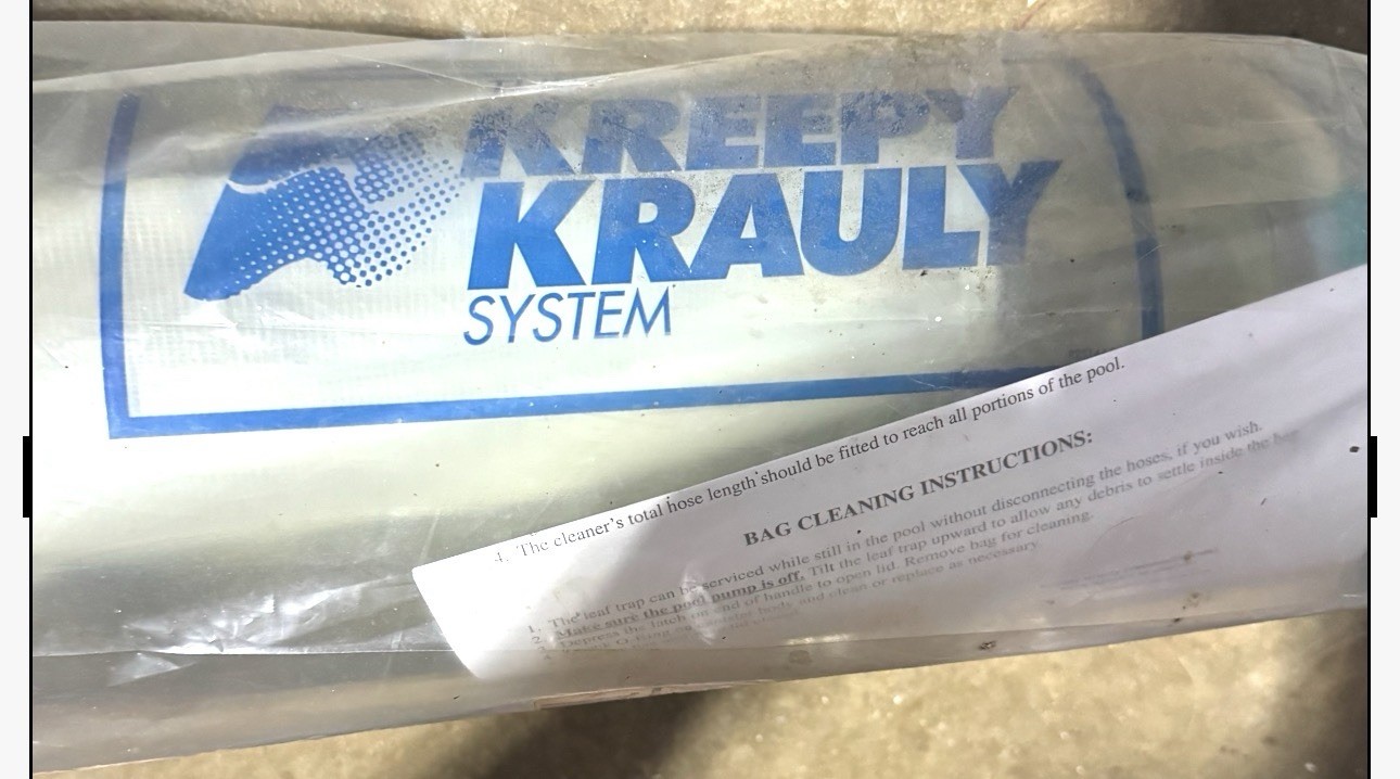 Pentair Leaf Trap Kreepy Krauly Cleaner 186 R211084K