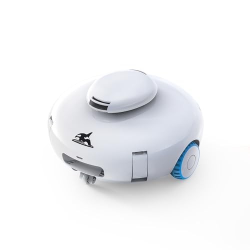 Robotic Pool Cleaner 120 Min Runtime 1200 GPH Suction for Above Ground In