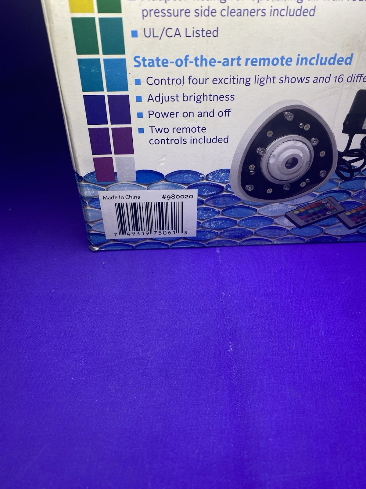 Ocean Blue Water Products Jet Light Color Burst AboveGround Pool Light 980020