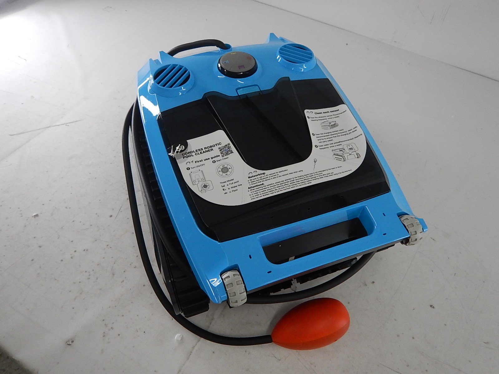 Emdoro S9 Smart, Wi-Fi Automatic Robotic Pool Vacuum, Blue (2150 sq ft) 180 Min
