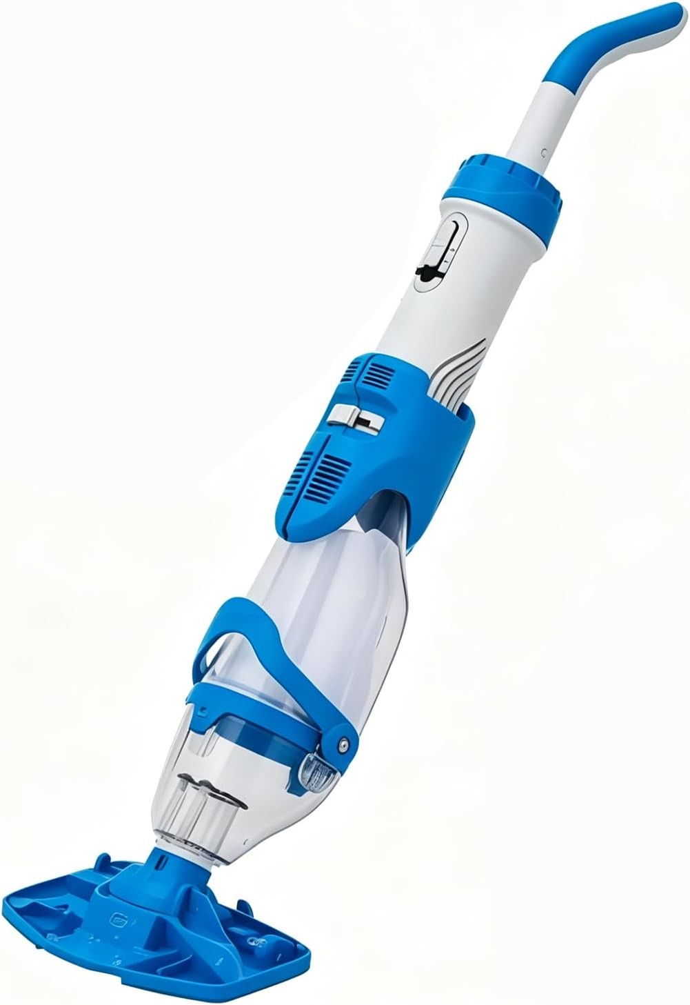 Cordless Pool Vacuum Handheld Rechargeable Cleaner w/ Telescopic Pole & 2 Speeds