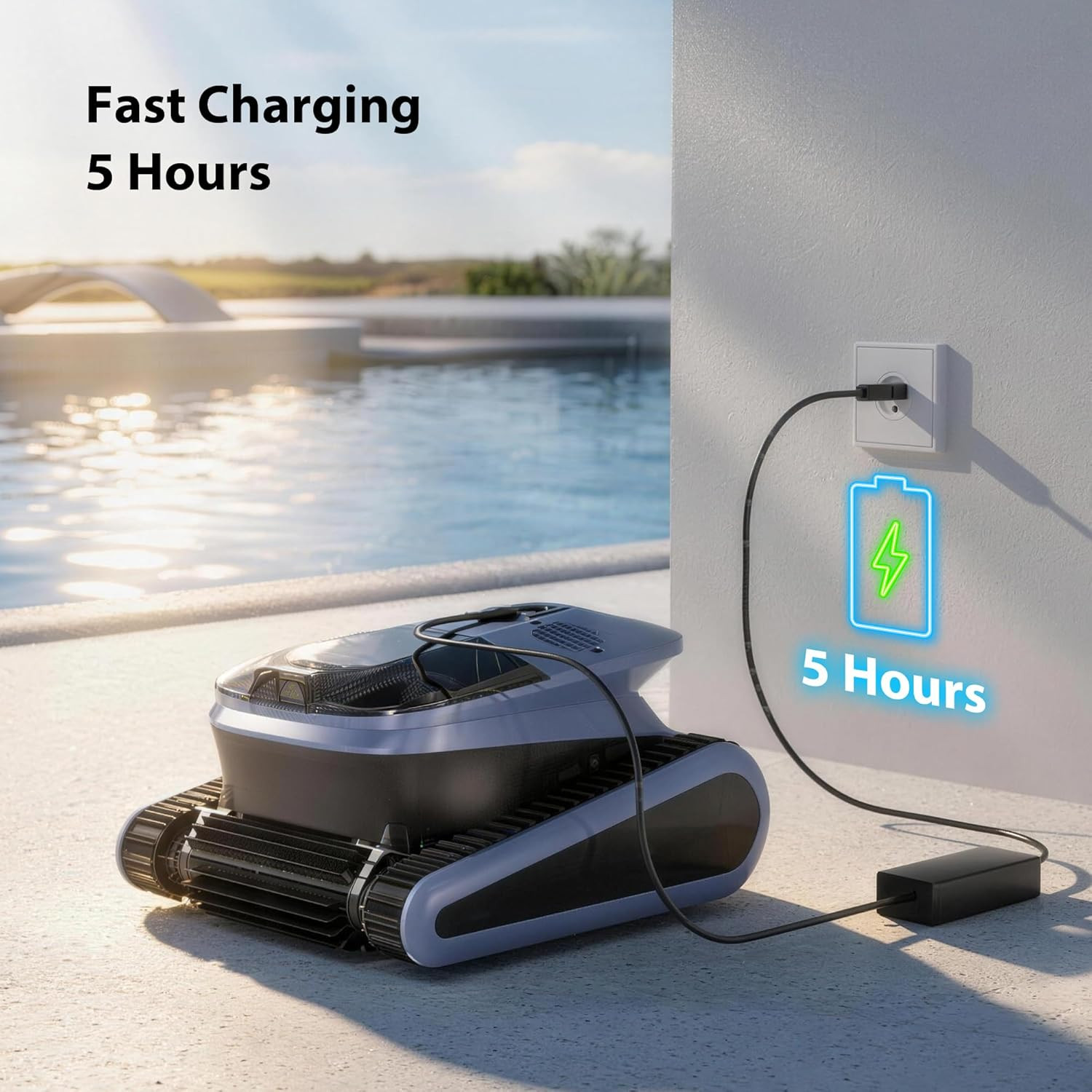 Sat40 Sonar Pool Vacuum – Powerful Cleaner for Inground & Above Ground Pools