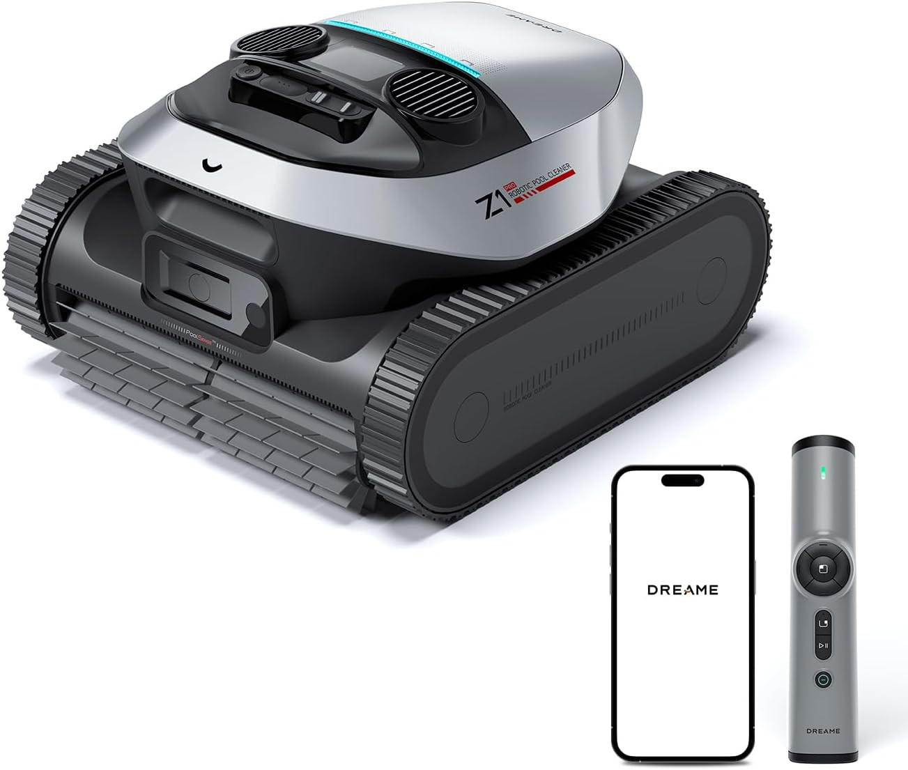 Z1 Pro Cordless Robotic Pool Cleaner with Remote Control & 8000 GPH Suction