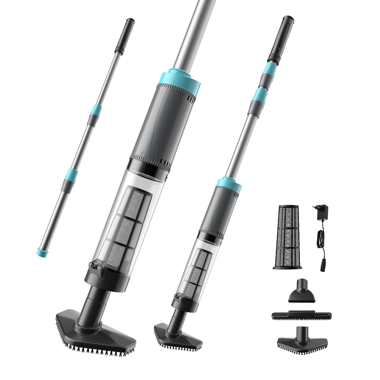 VERVEWAVE Handheld Hot Tub Vacuum, Cordless Small Pool Vacuum for Above Groun…