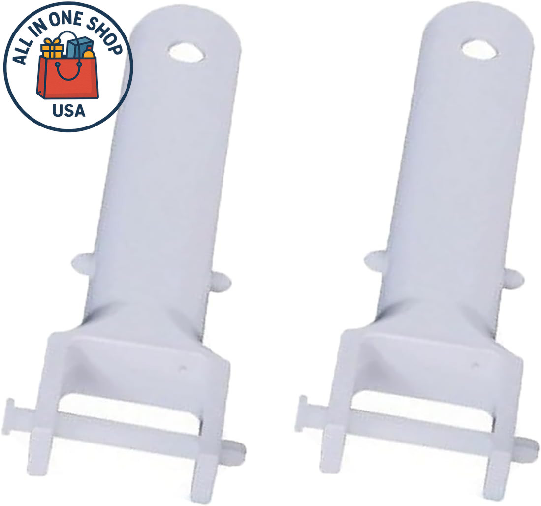 Pool Vacuum Head Handle Replacement Kit with V-Clip & Pin (2 Pack)