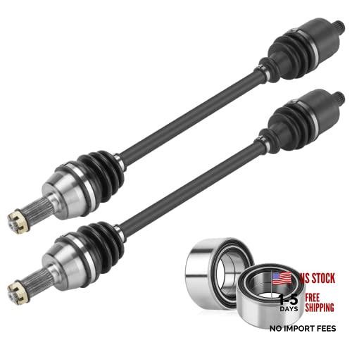 Front CV Axle & Wheel Bearing Kit for Polaris 2010-2017 2*Front Axles+bearings