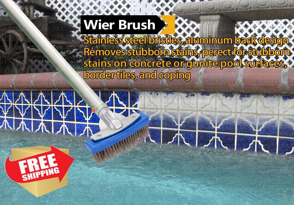 NEOHATION Pumice Stone Pool Brush Kit