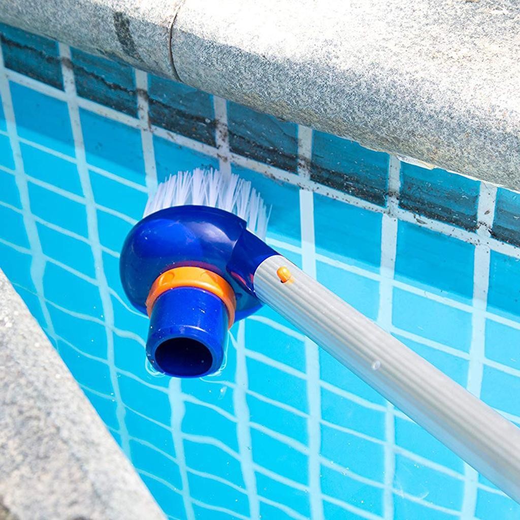 Nylon Swimming Pool Step & Corner Vacuum Brush for Spas